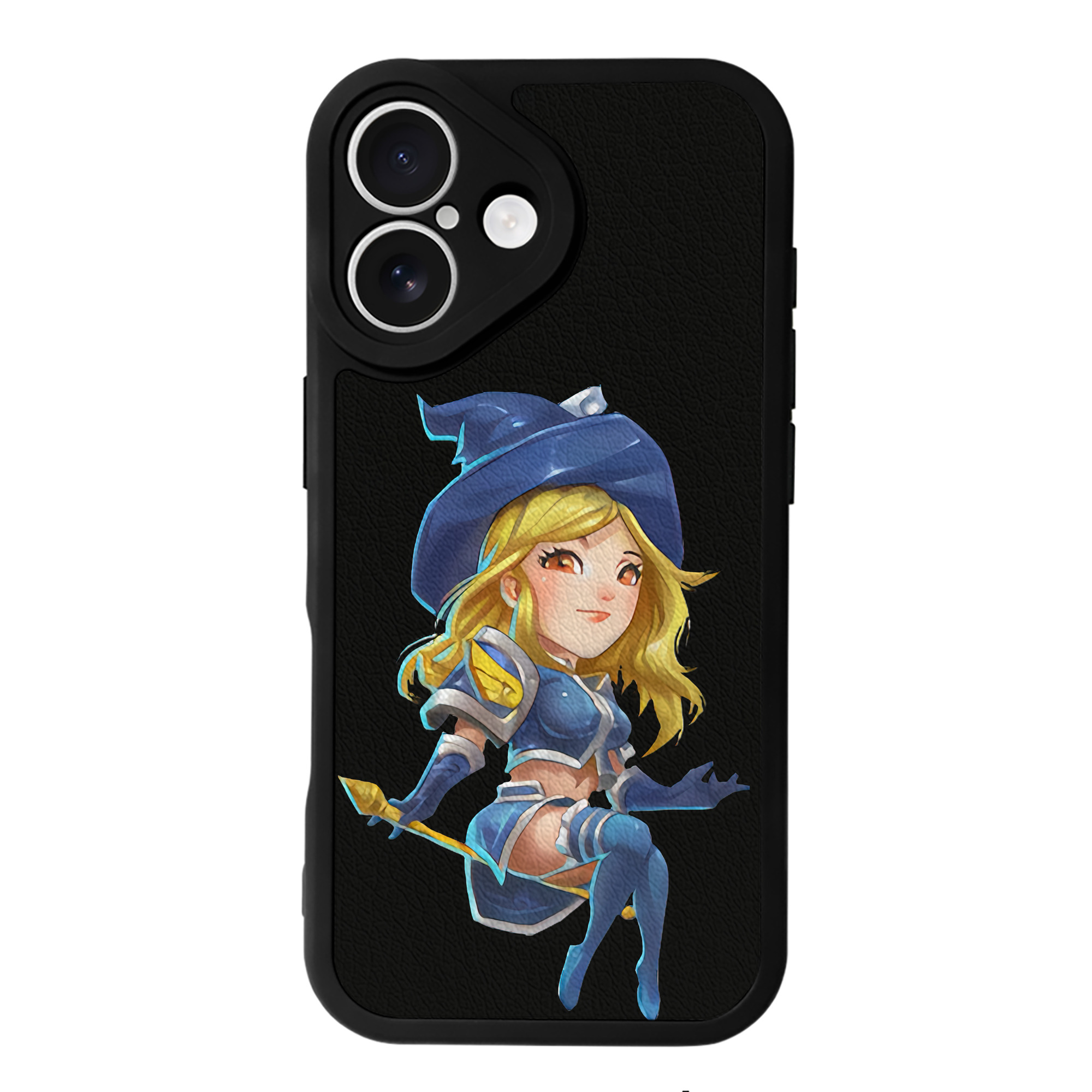 （画像用） リーグ・オブ・レジェンド League of Legends LOL 【iPhone 16シリーズ対応】シリコンスマホケース（レザー調） 材質：シリコン